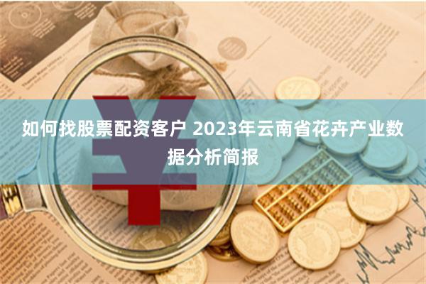 如何找股票配资客户 2023年云南省花卉产业数据分析简报